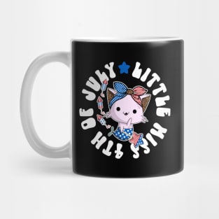 Little miss 4th of July Mug